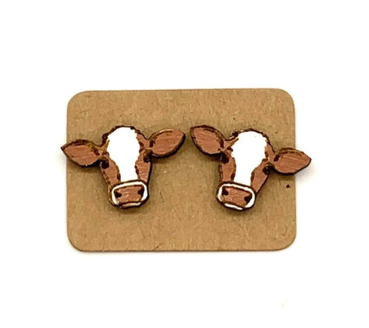 Cow No Bow studs