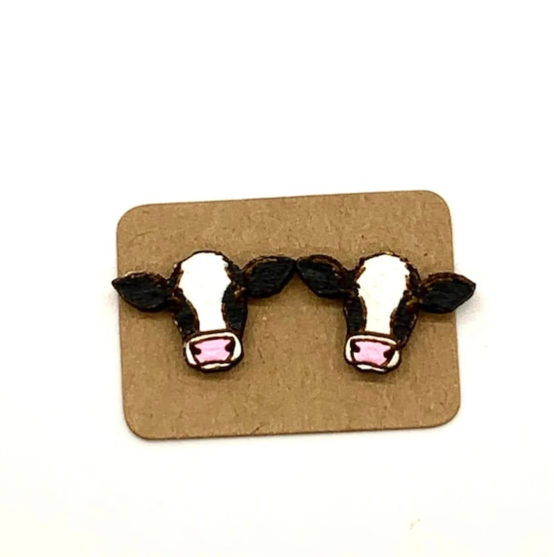 Cow No Bow studs