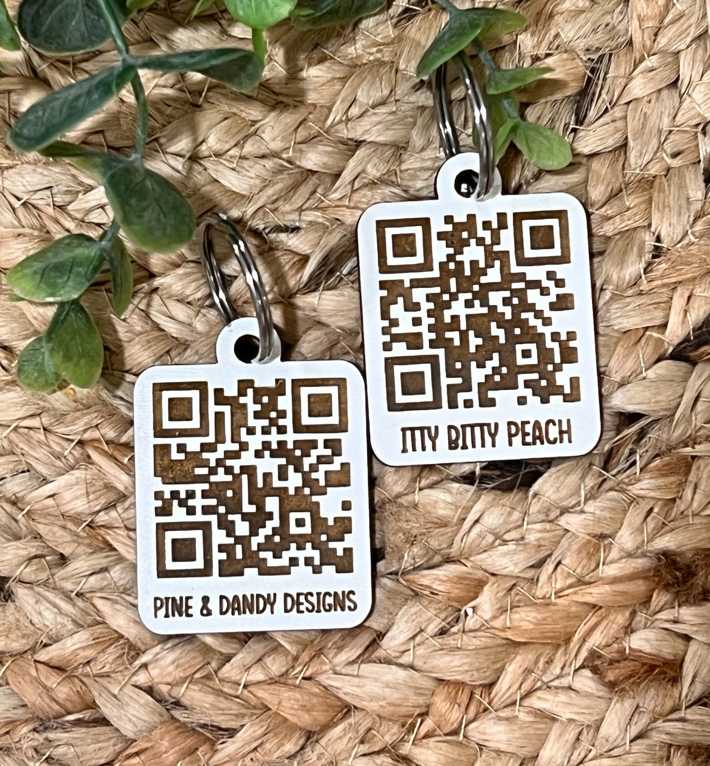 QR Business Keychains