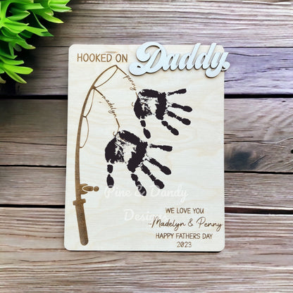 Fishing Handprint Sign