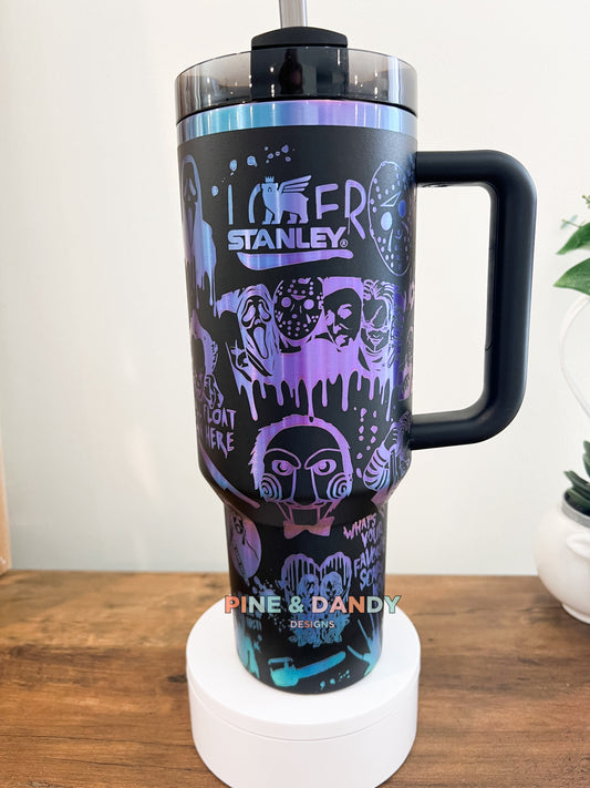 Horror Characters Tumbler