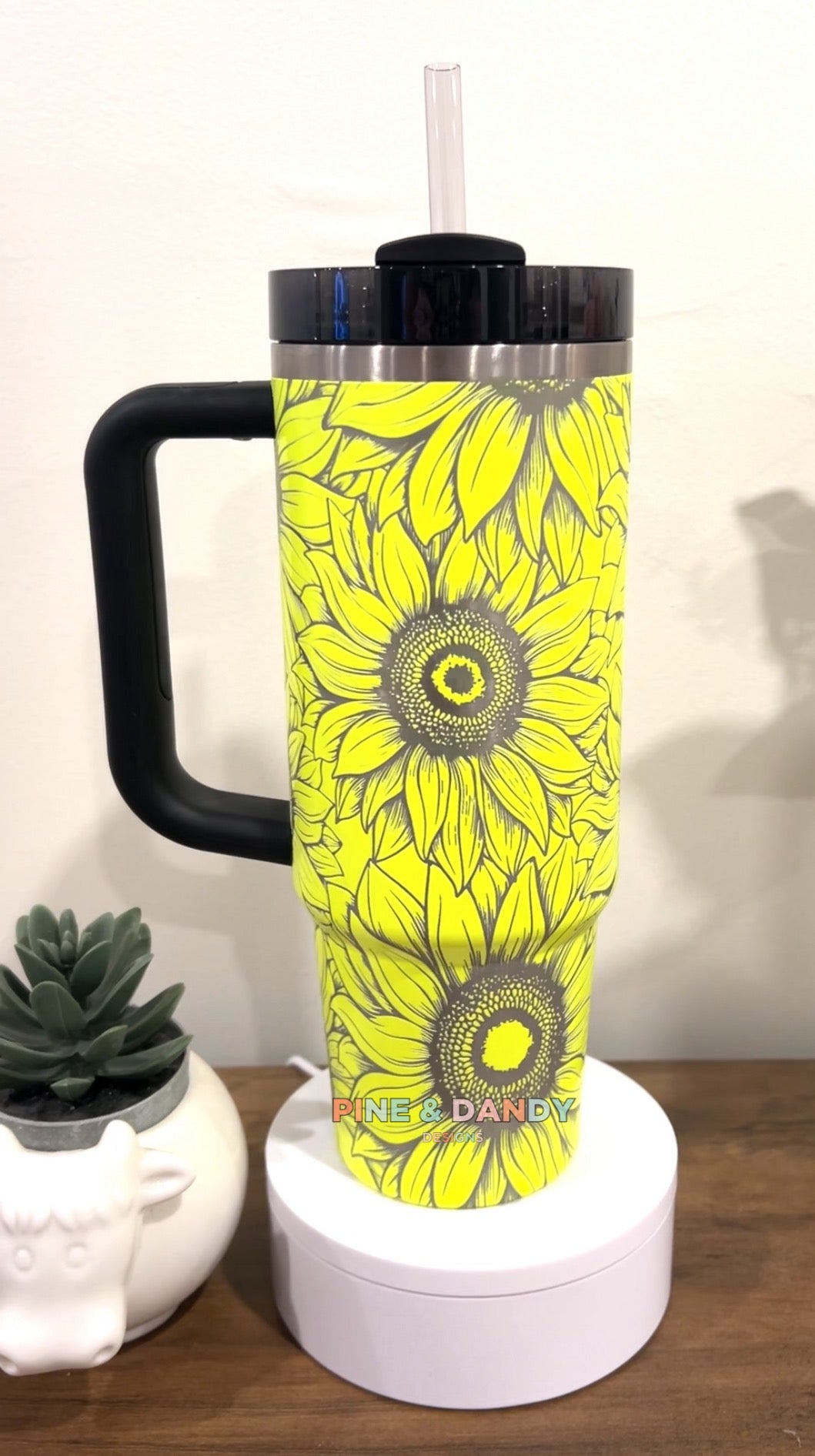 Sunflower tumbler