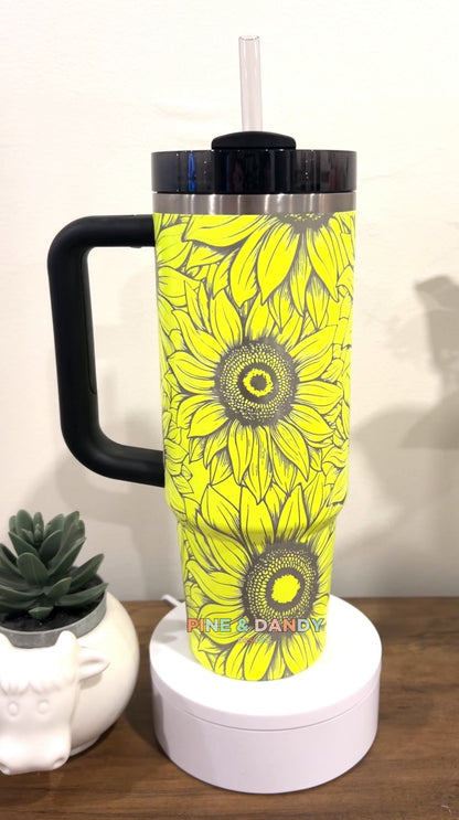 Sunflower tumbler