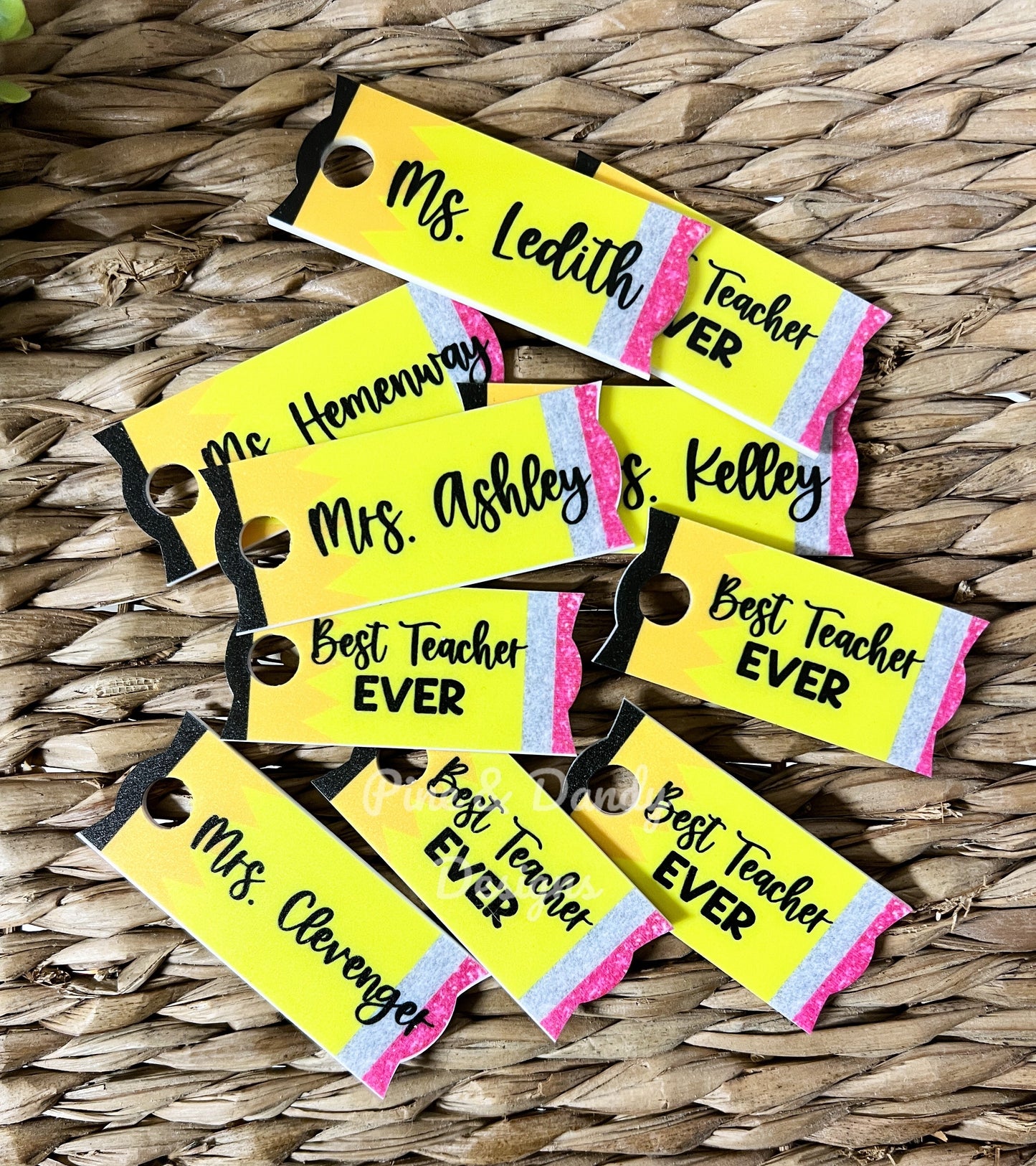 Teacher Pencil Name Plates