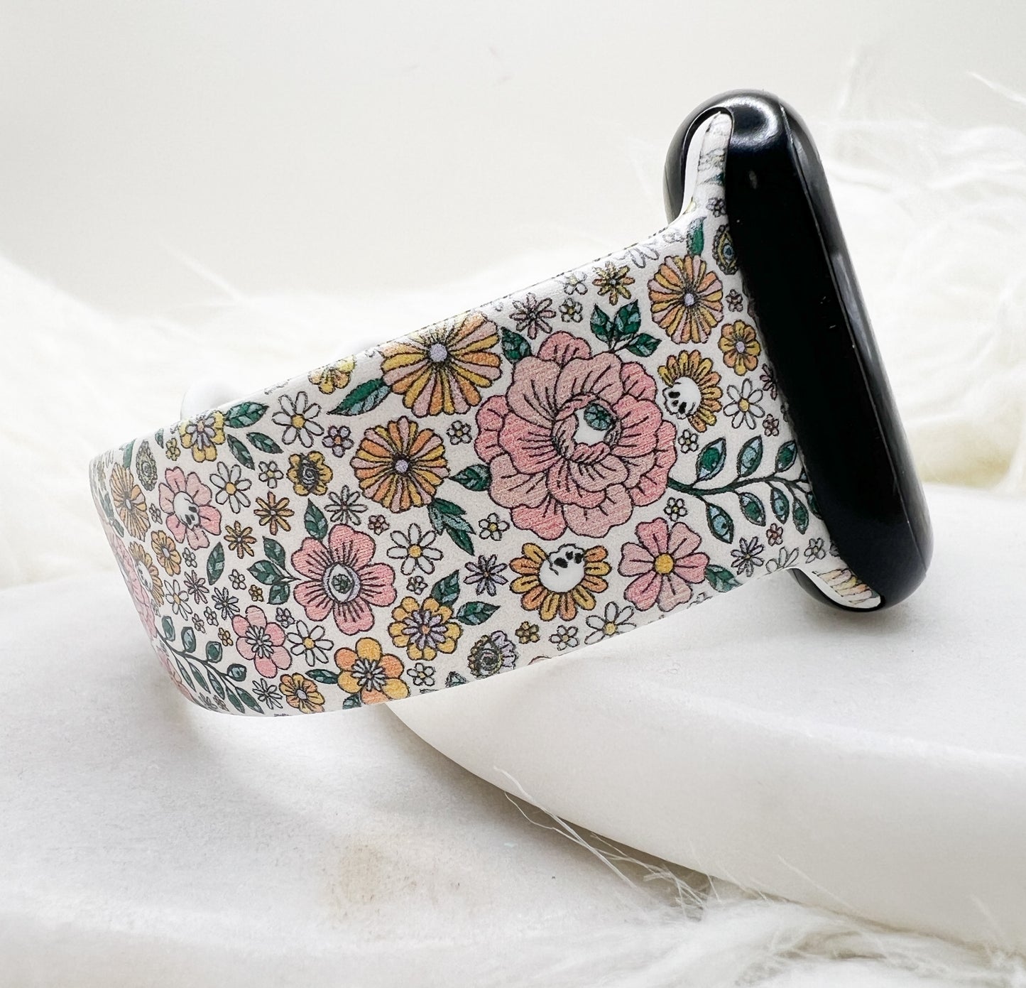 Floral Eyeball Watch Band Compatible with Apple Watch