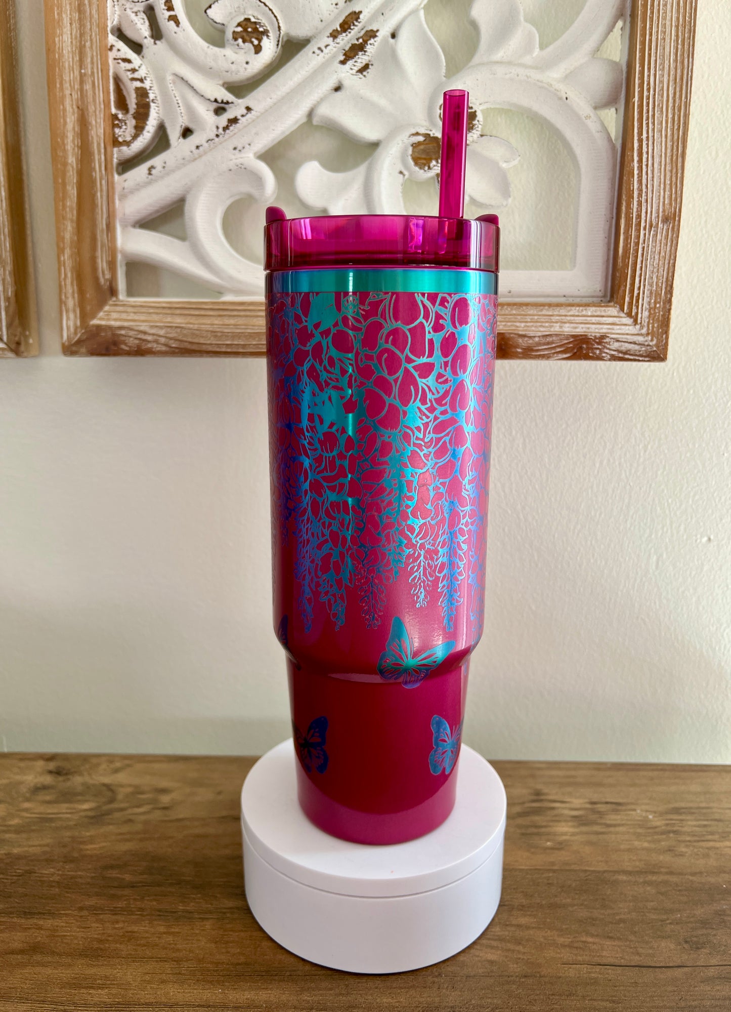 30oz S t a n l e y Garden Butterfly Tumbler