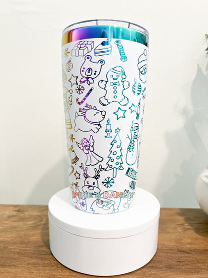 Christmas Doodle Tumbler