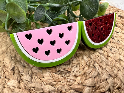 Watermelon Hair clips