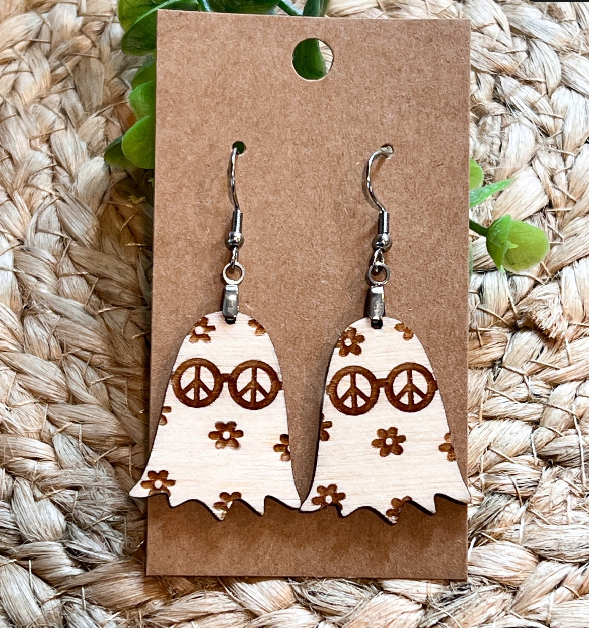 Boho ghost dangles