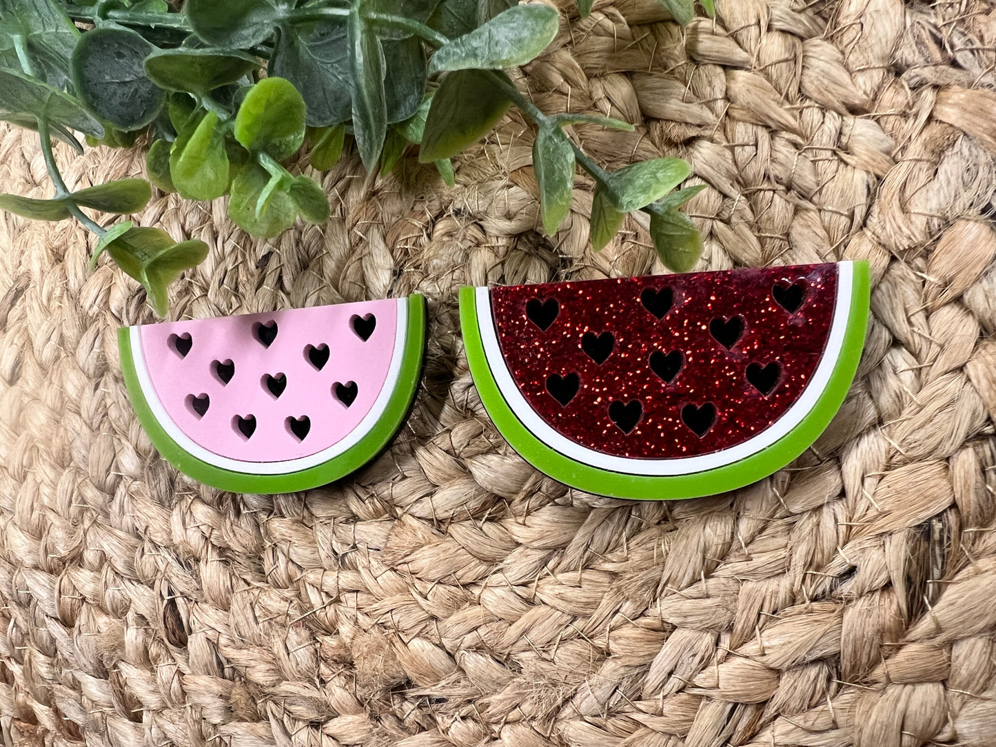 Watermelon Hair clips