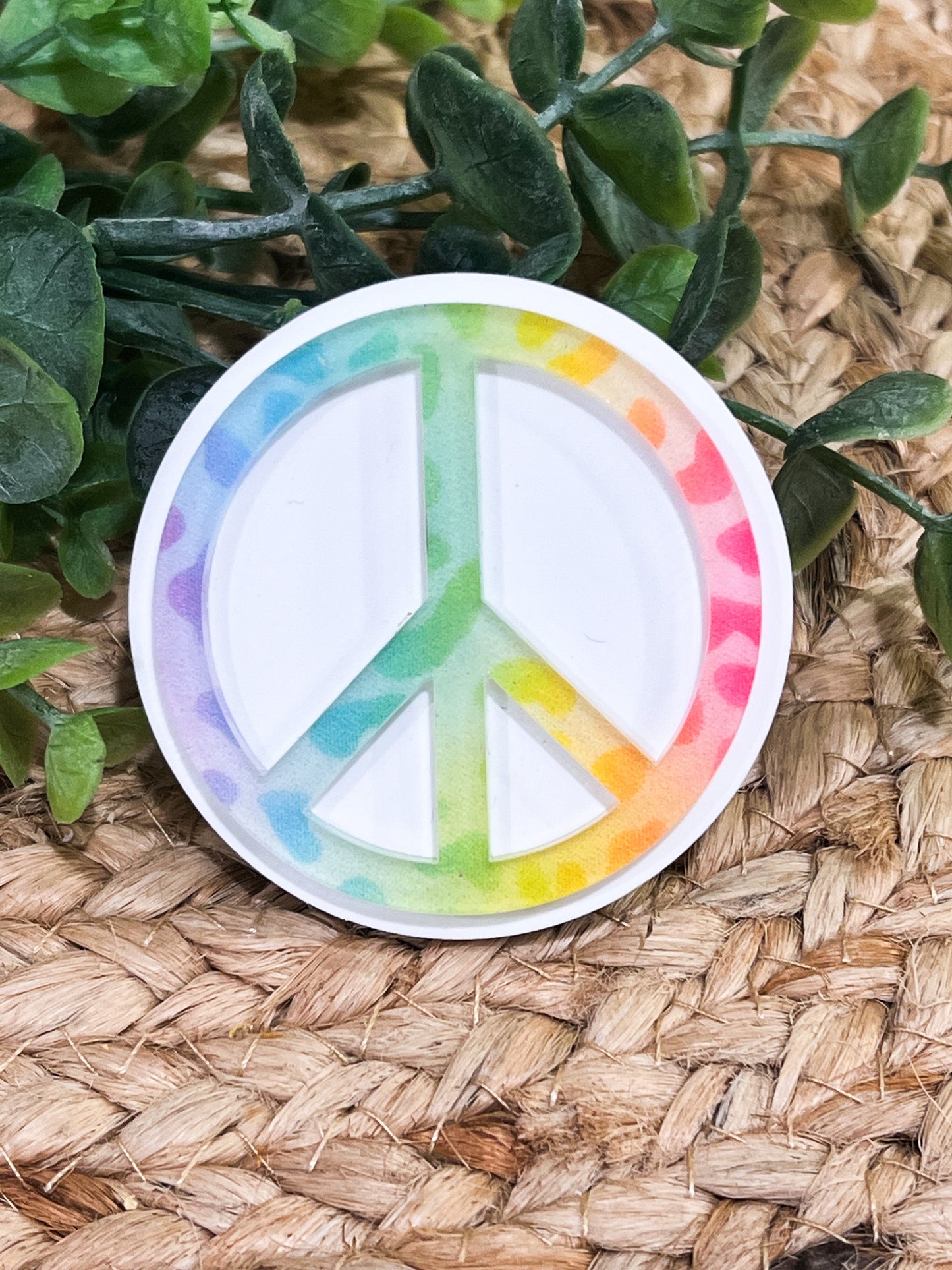 Peace Sign Hair Clip