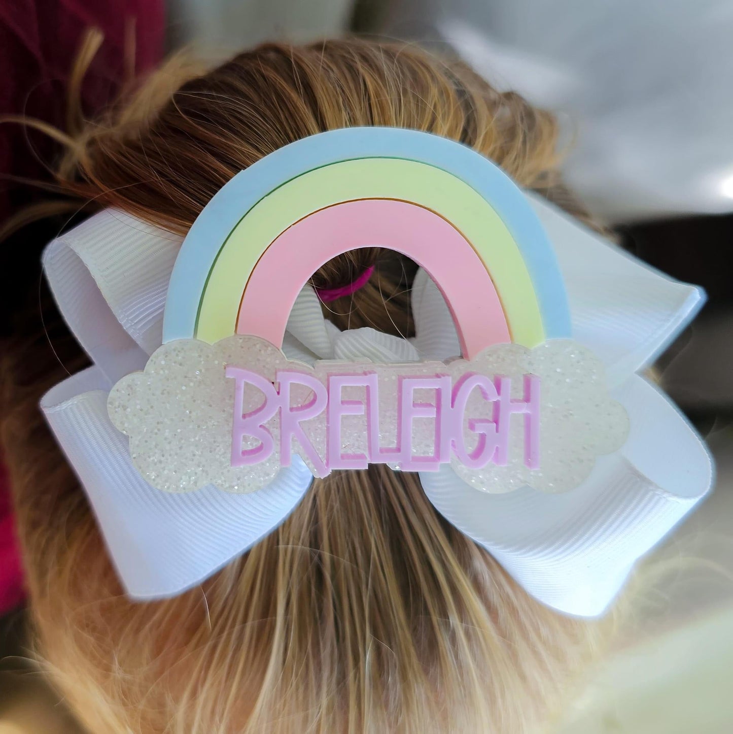 Rainbow & Cloud Hairclips