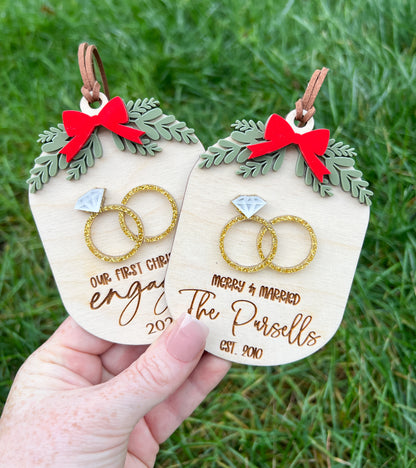 Engaged Wedding Ornament