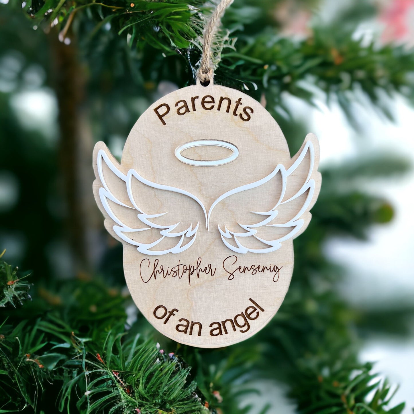 Baby memorial ornament