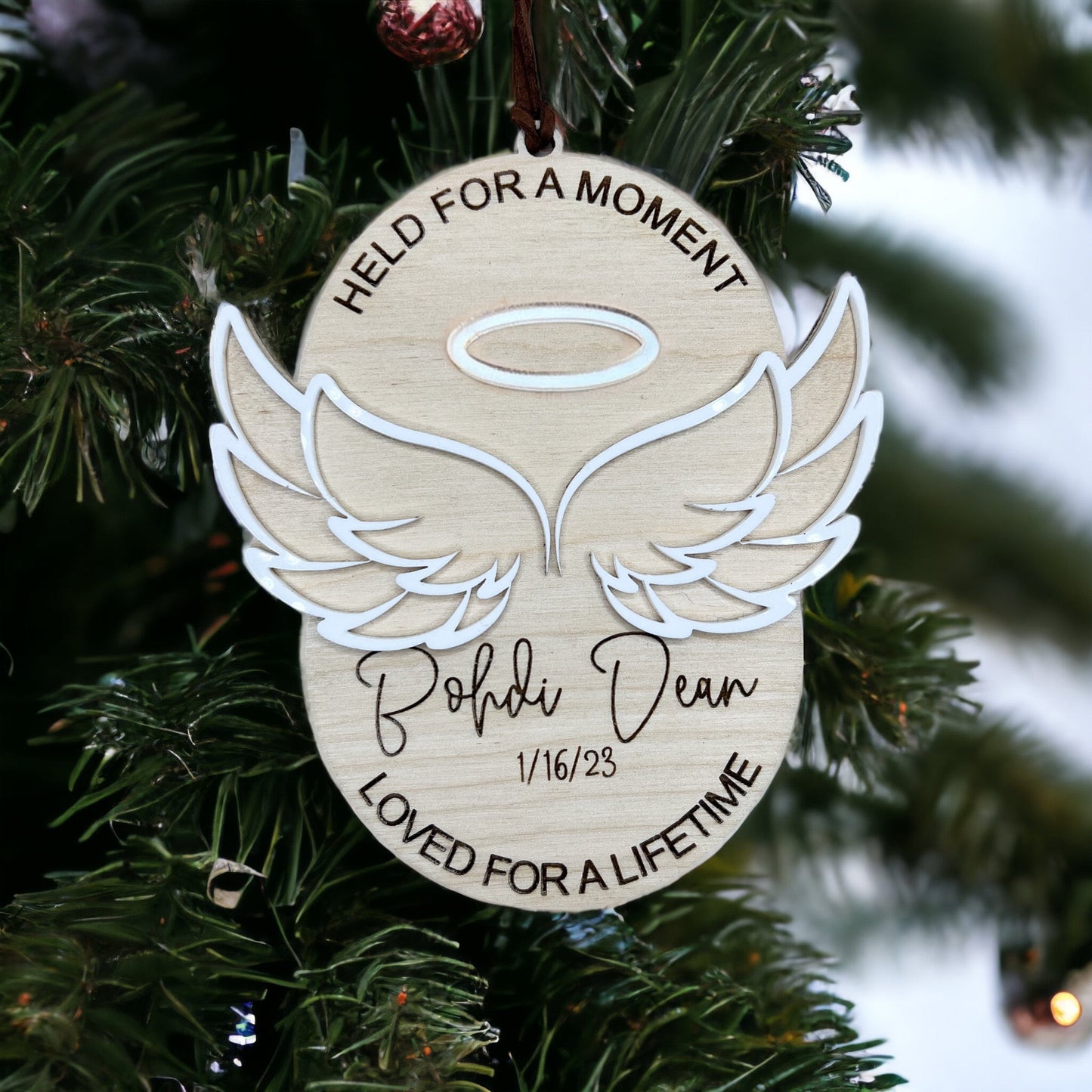 Baby memorial ornament