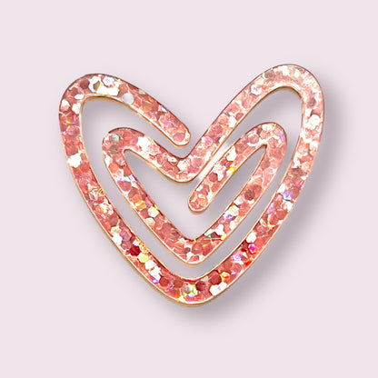 Heart acrylic Bookmark