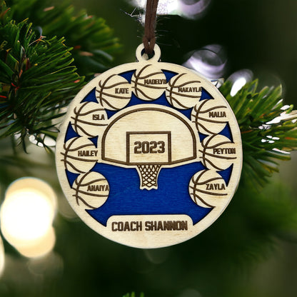 Basketball Team Ornament