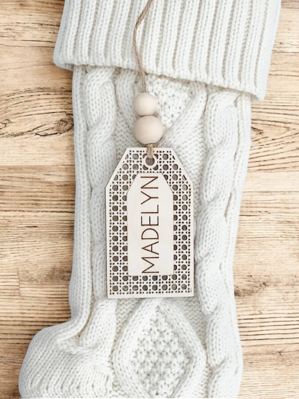 Boho Stocking Tag