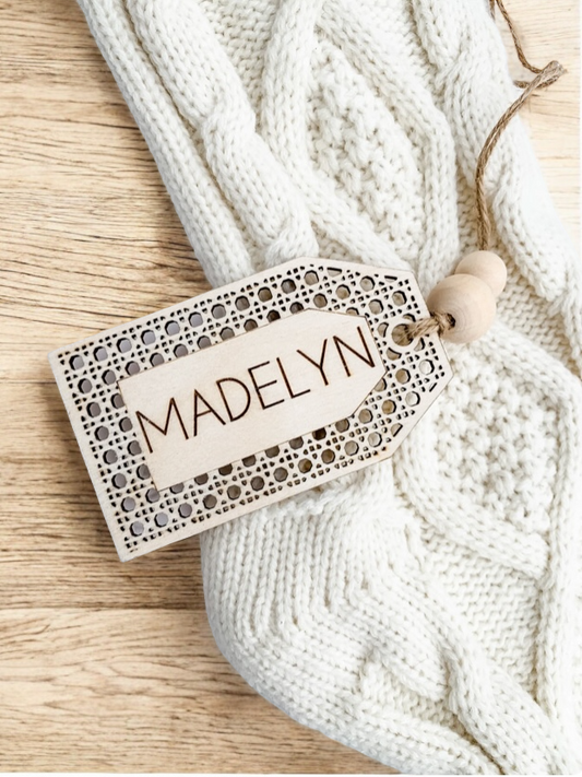 Boho Stocking Tag