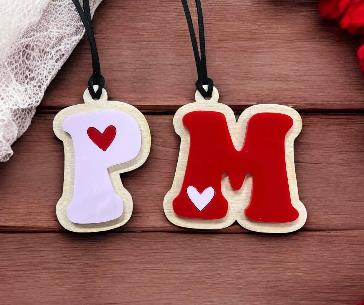 Valentine Initial Tags