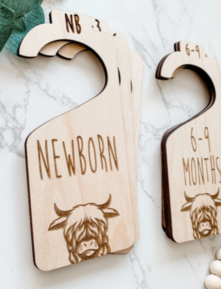 Highland Cow Hangers