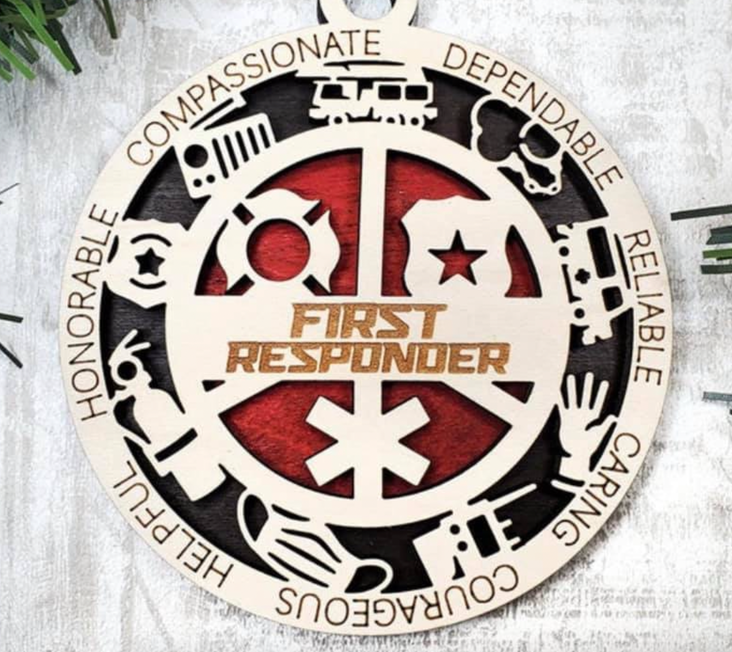 First Responder Ornaments