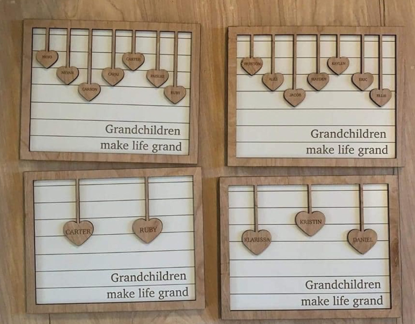 Grandchildren make life grand sign