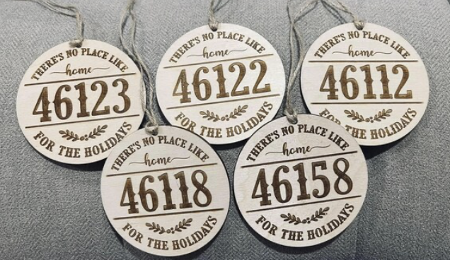 Zip Code ornament