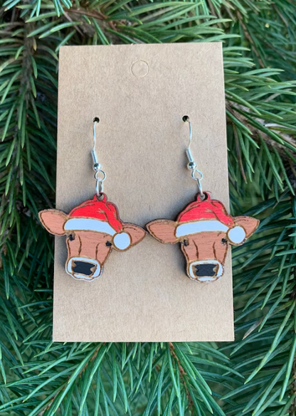 Santa Cow Dangles