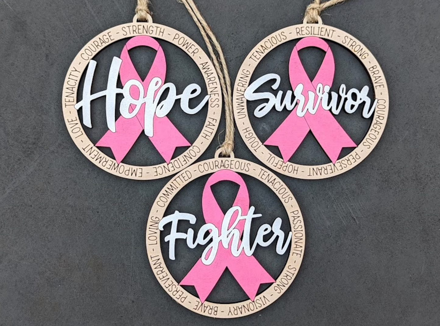 Breast Cancer Awareness Ornament