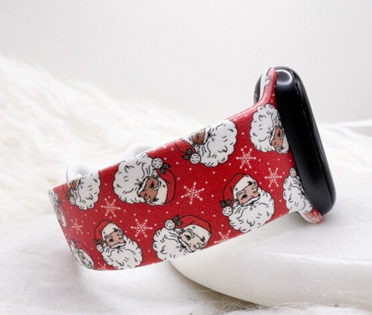 Santa Watch Band compatible with Apple Watch Fitbit Samsung