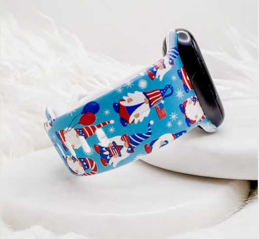 Patriotic Gnomes Watch Band compatible with Apple Watch Fitbit Samsung