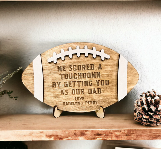 Football Dad Sign