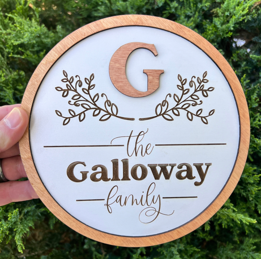 Family Name Sign