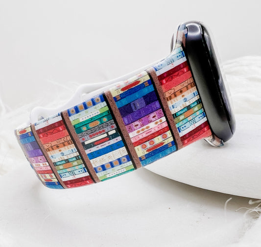 Book Watch Band compatible with Apple Watch Fitbit Samsung