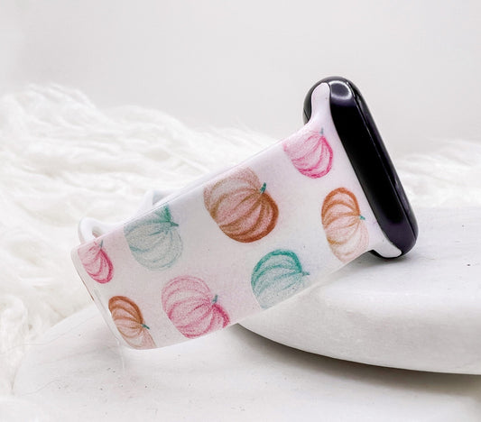 Pastel Pumpkin Watch Band Compatible with Apple Watch