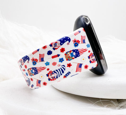 Patriotic Gnomes Watch Band compatible with Apple Watch Fitbit Samsung