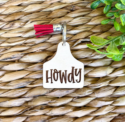 Howdy keychain