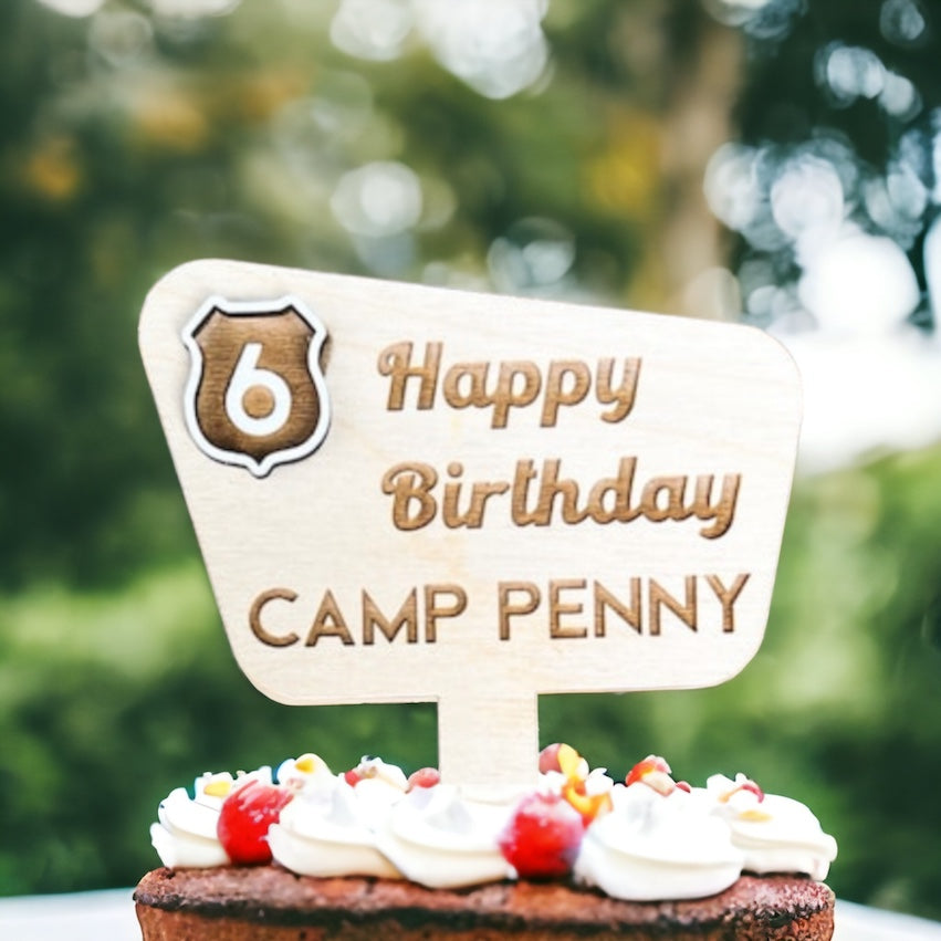 National Park Cake Topper