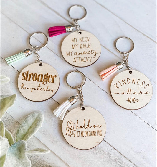 Positivity Keychains