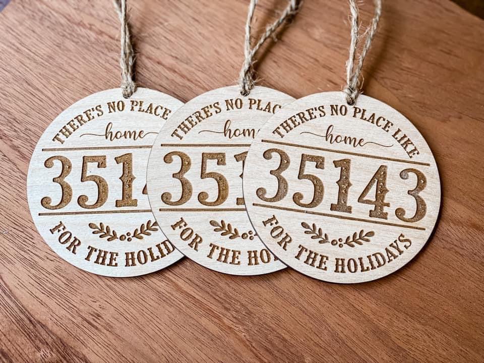 Zip Code ornament