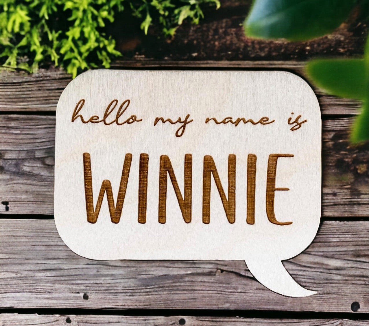 Hello baby name sign