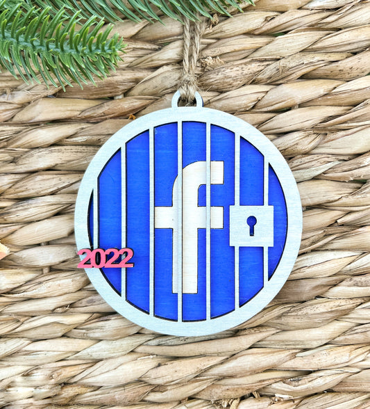 Facebook Jail ornament