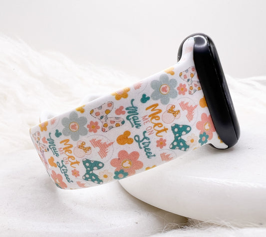 Main Street Mouse Band compatible with Apple Watch Fitbit Samsung