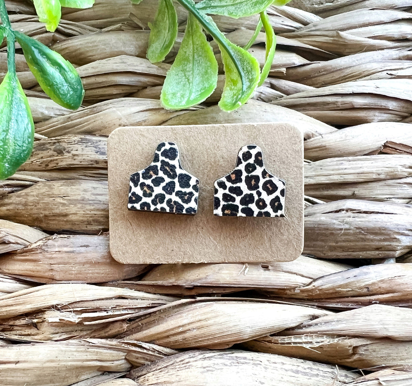 Leopard Studs