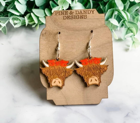 Highland Cow dangles