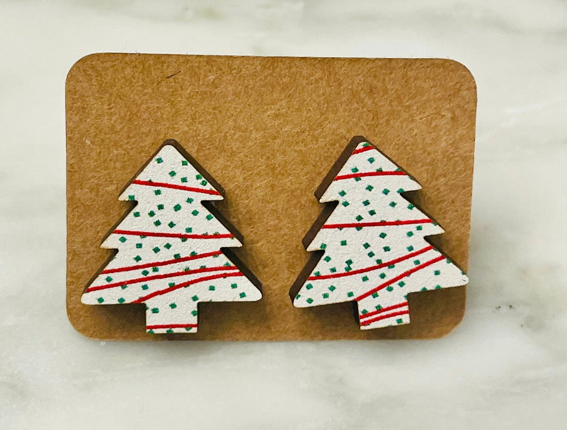 Christmas tree snack studs