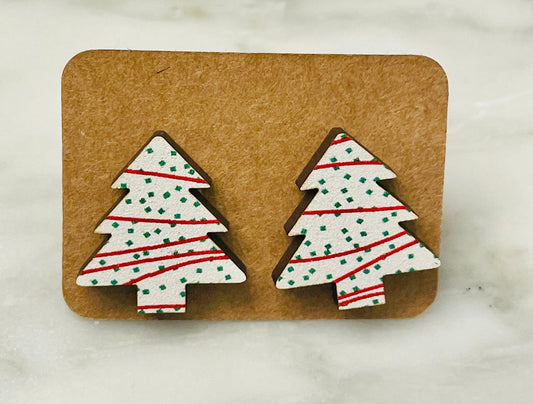 Christmas tree snack studs