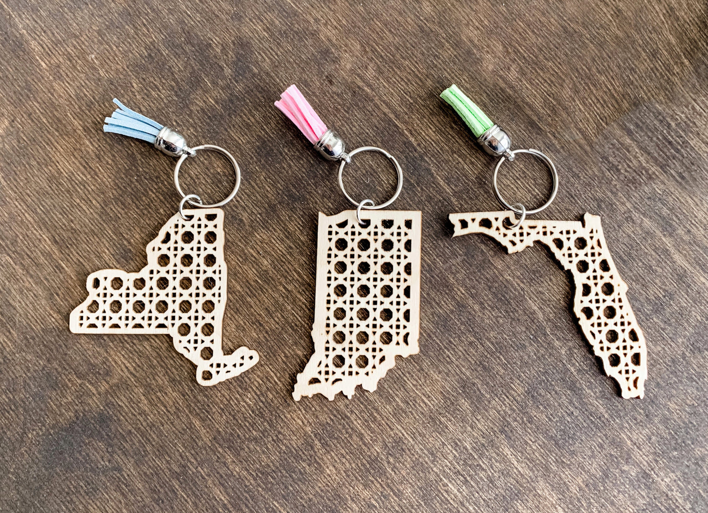 Rattan State Keychains