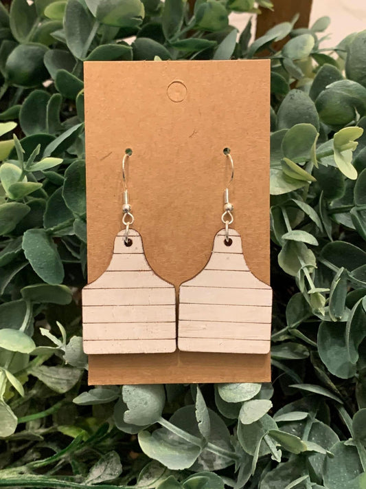 Cow tag shiplap dangles